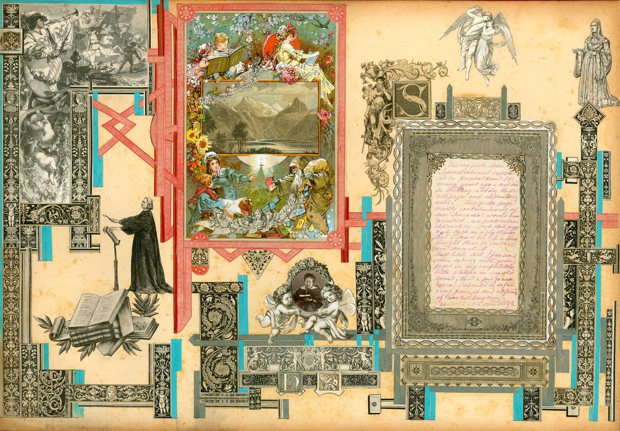 Side fra Sammelsurium Volume I (trykt materiale) af European School