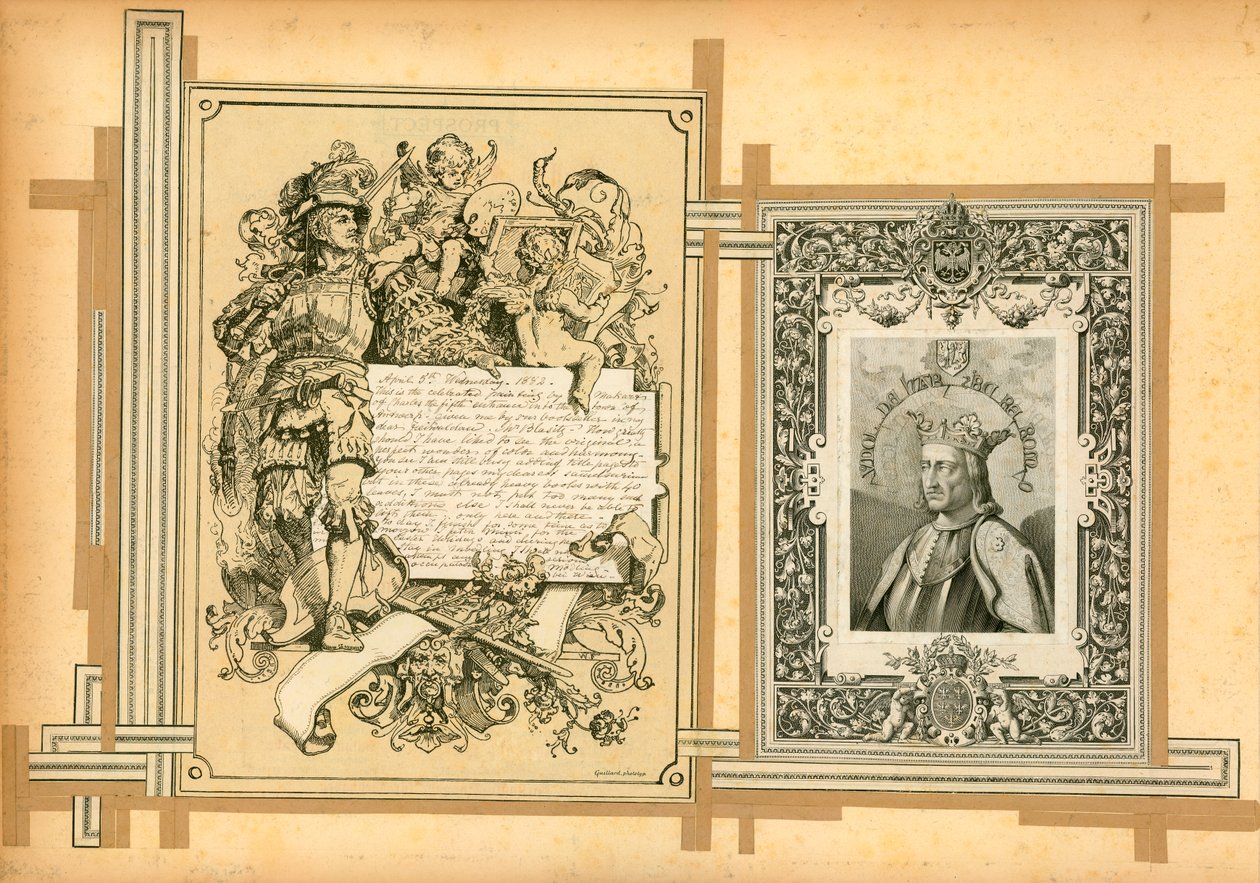 Side fra Sammelsurium bind VIII (trykt materiale) af European School