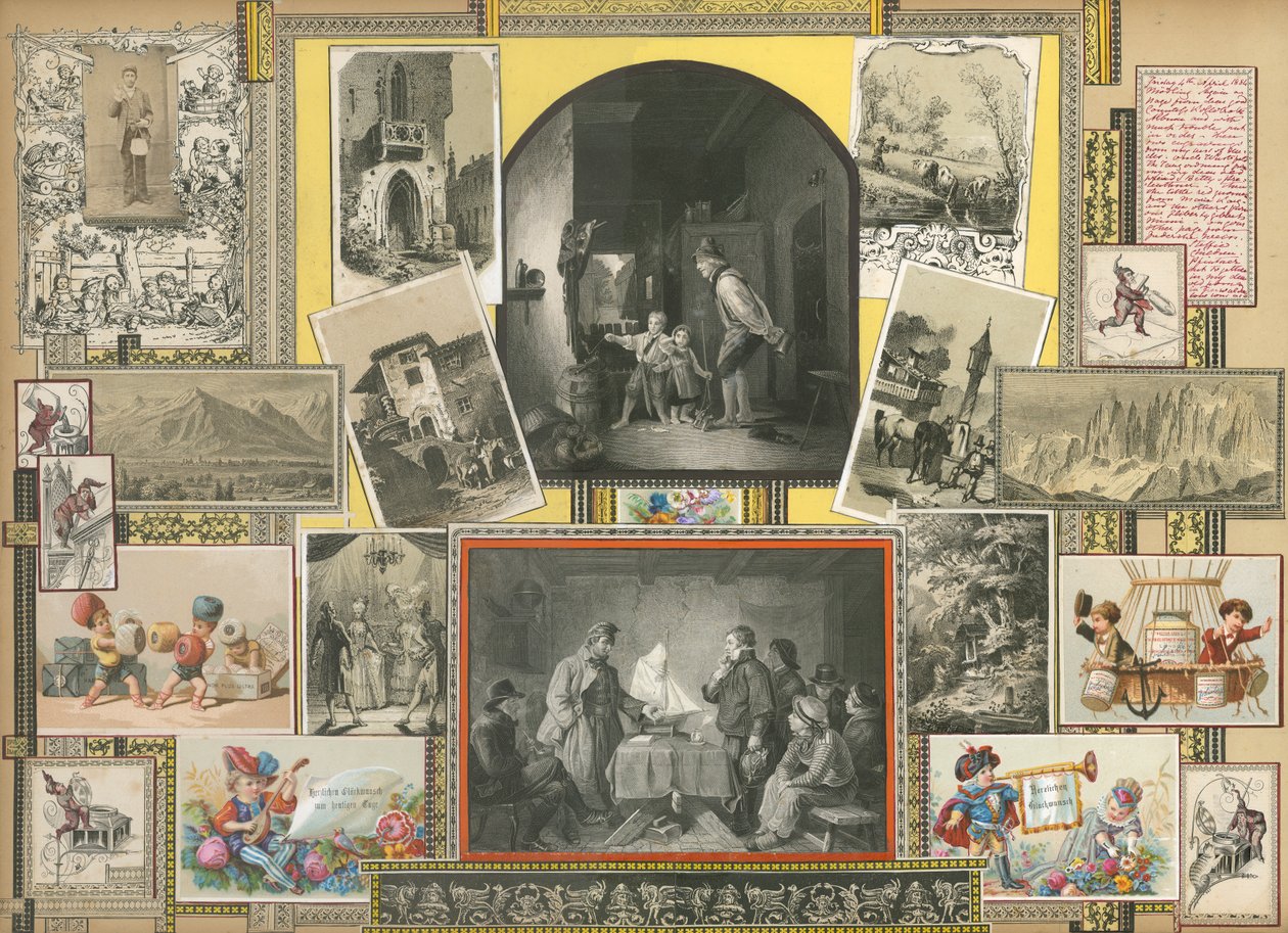 Side fra Sammelsurium bind VI (trykt materiale) af European School