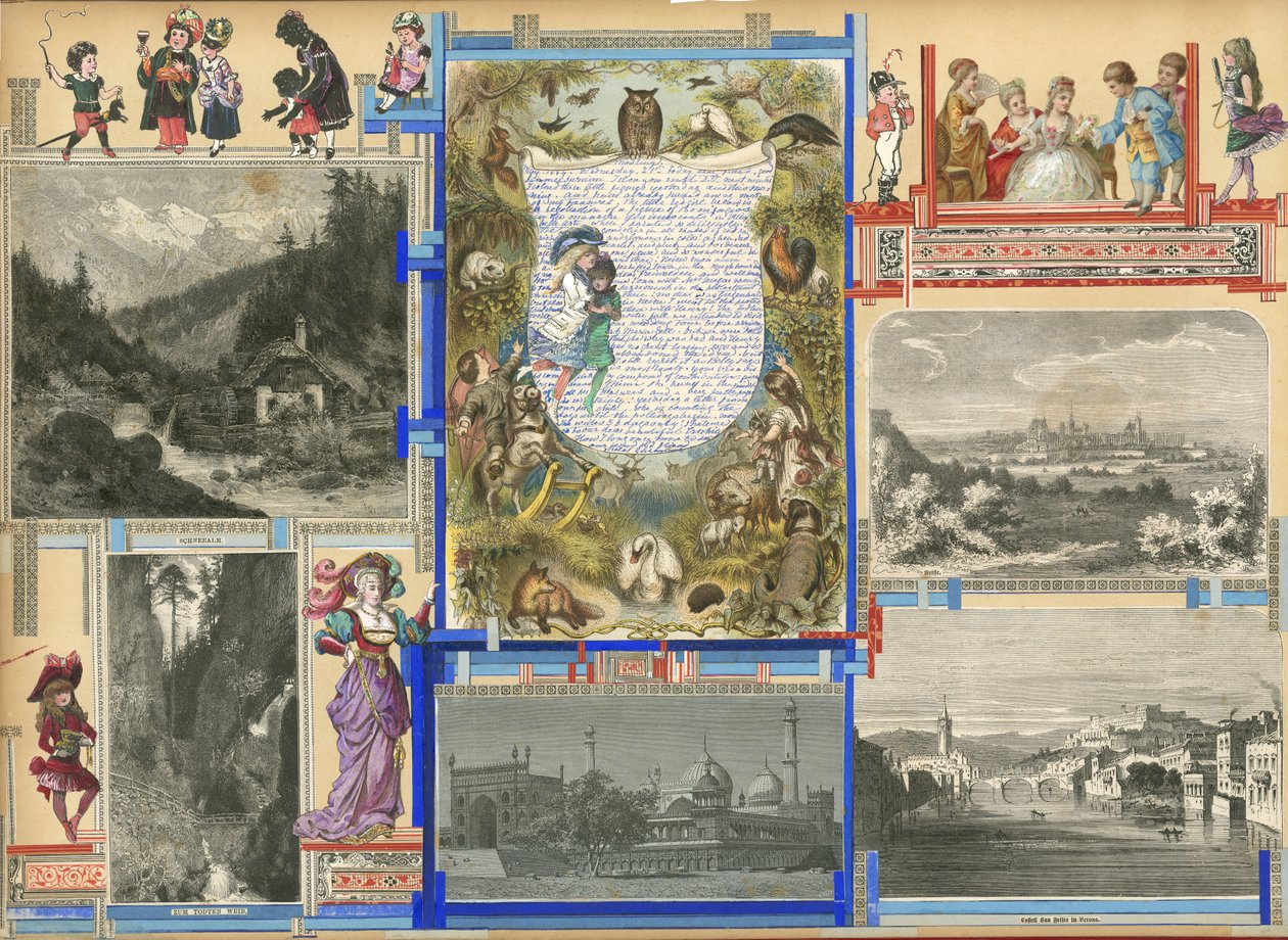 Side fra Sammelsurium bind VI (trykt materiale) af European School