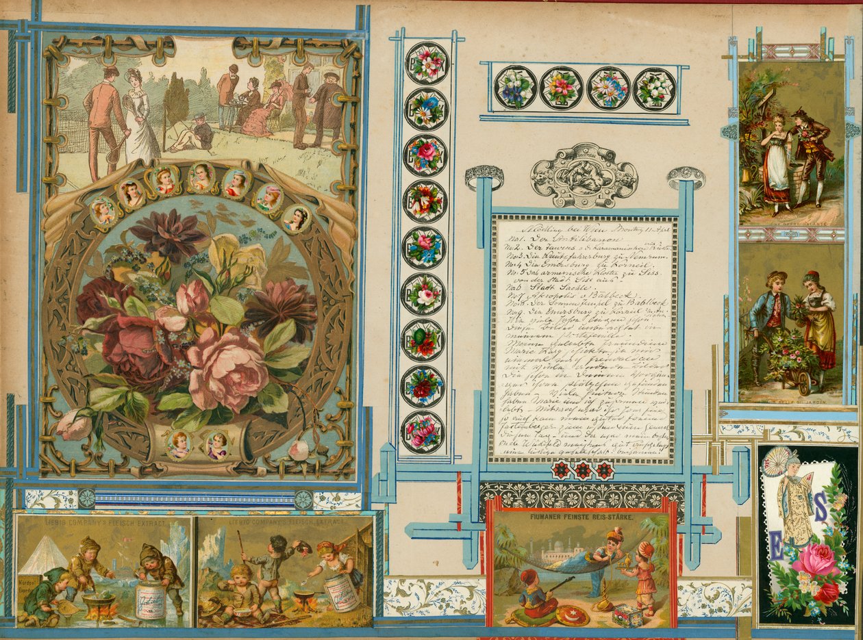 Side fra Sammelsurium bind XI (trykt materiale) af European School
