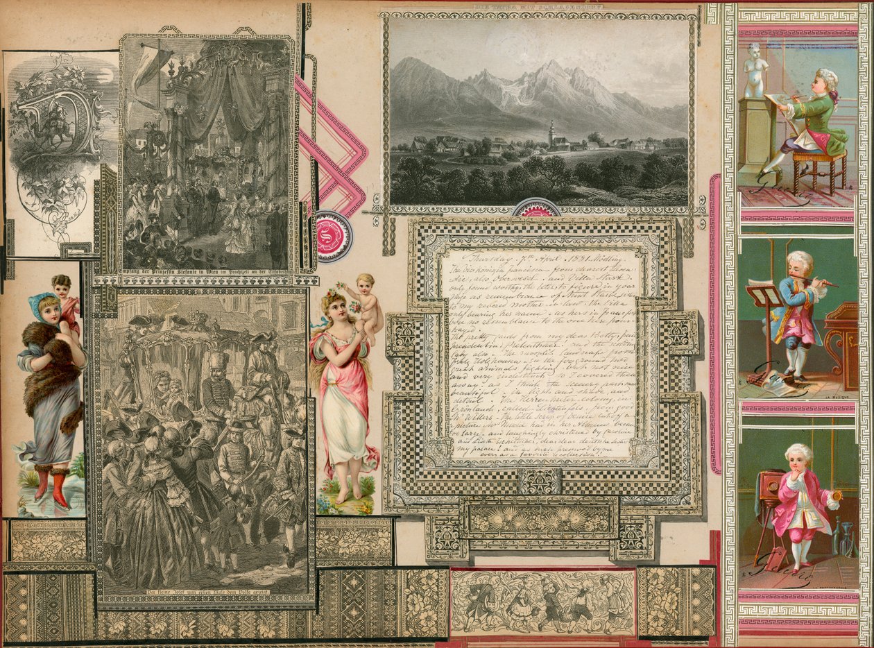 Side fra Sammelsurium bind XI (trykt materiale) af European School