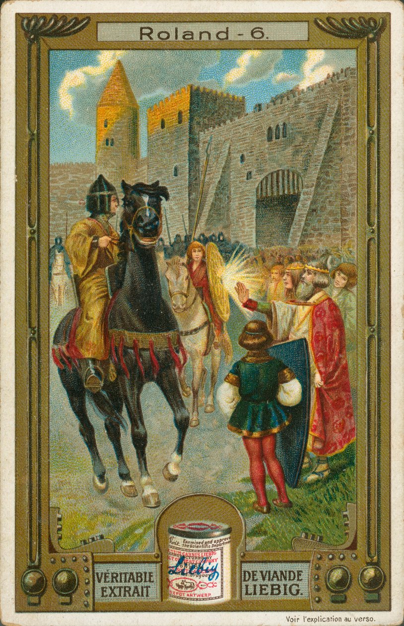 Historien om Roland, Liebig-kort, begyndelsen af det 20. århundrede (chromo) af European School
