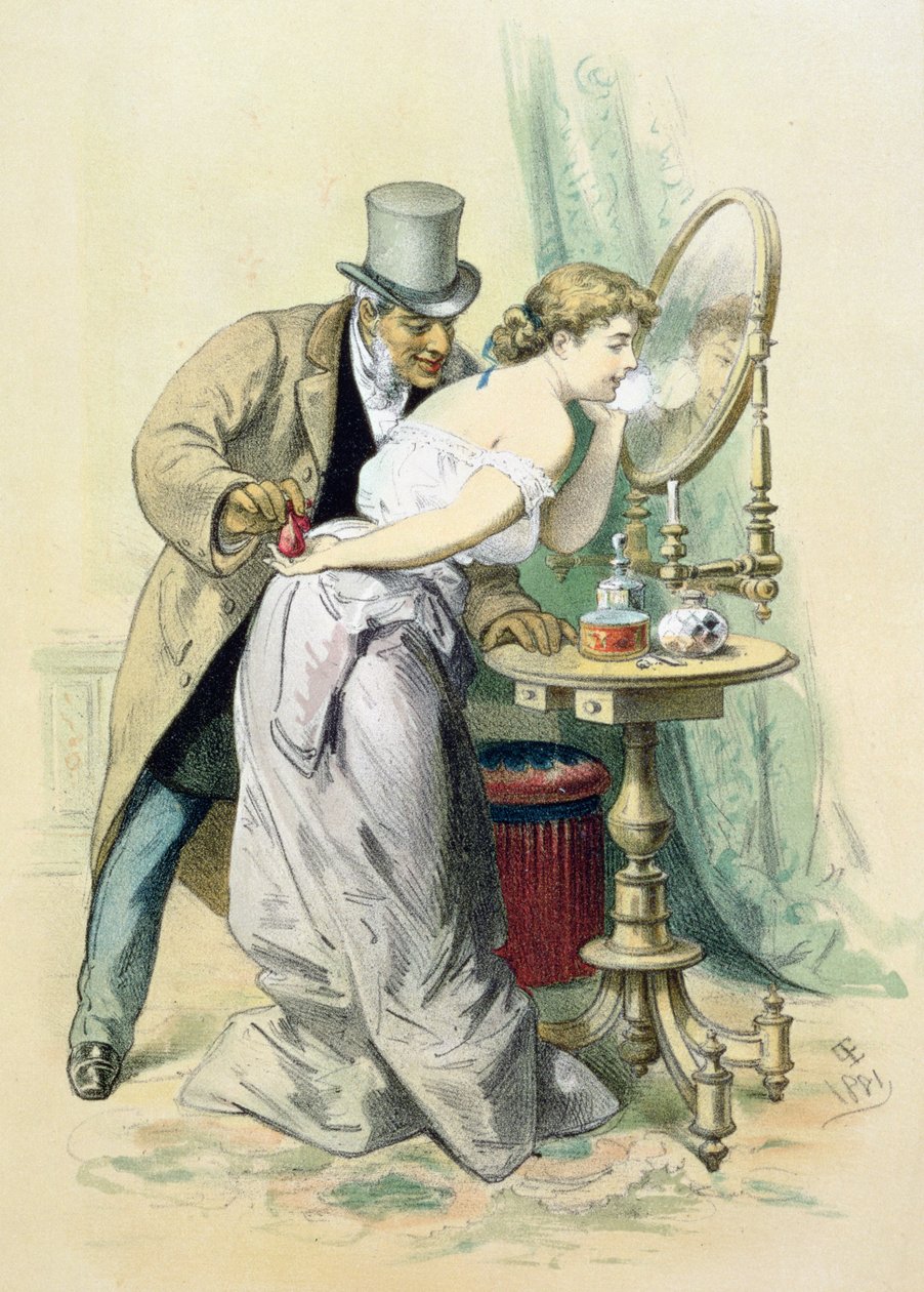 The Story of a Woman: The Jack of coins, 1881 af Eusebio Planas