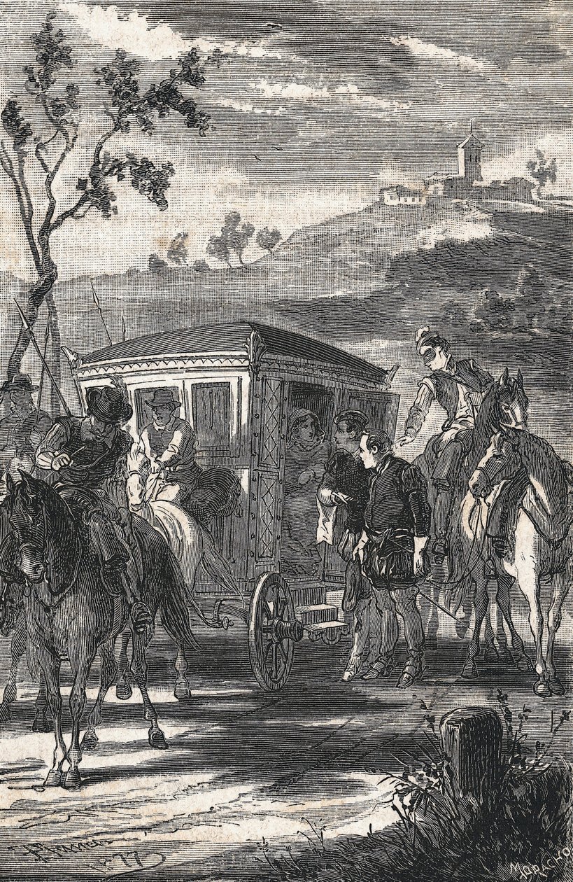 illustration til The Prince of Wits, Miguel de Cervantes Saavedra (The Prince of Wits, Miguel de Cervantes Saavedra) af Eusebio Planas