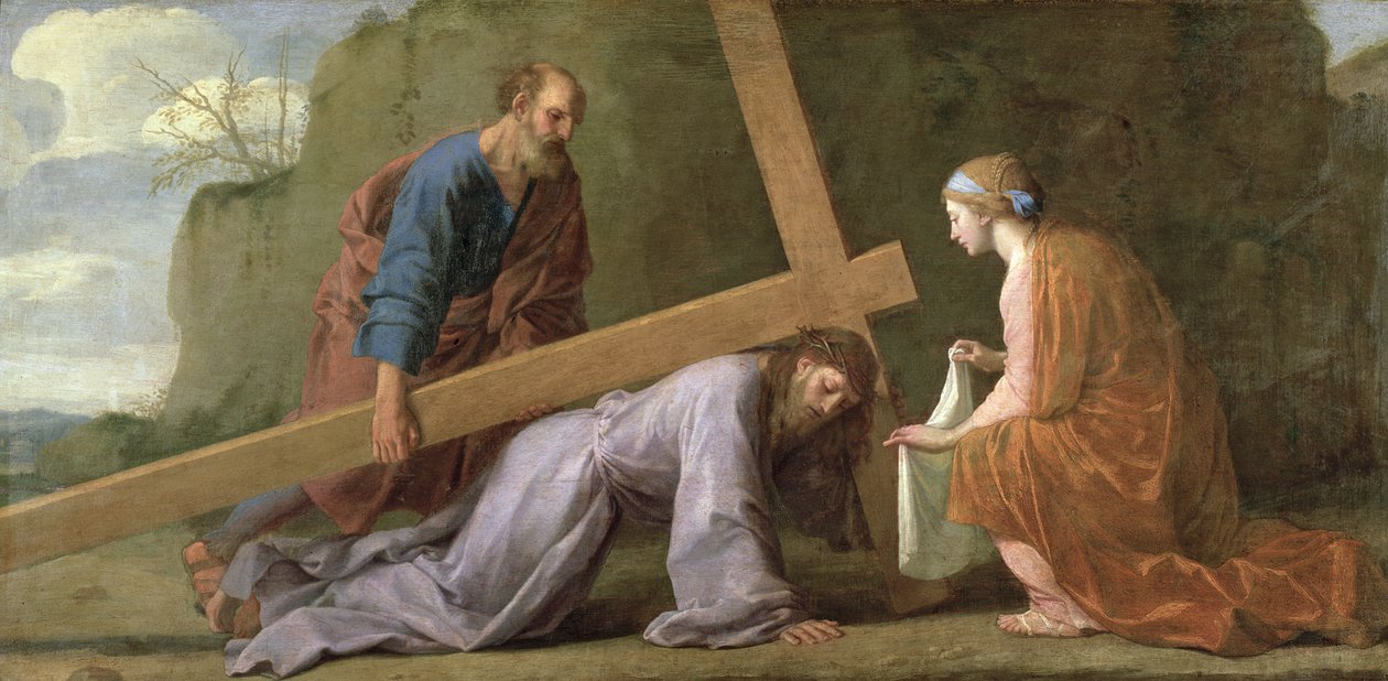 Kristus bærer korset, ca. 1651 af Eustache Le Sueur