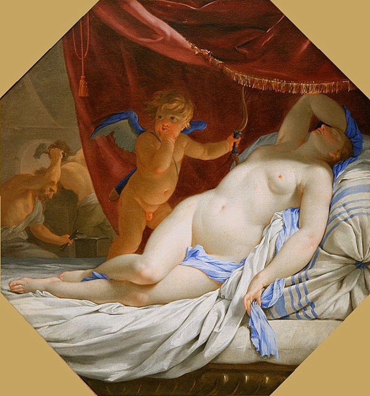 Sovende Venus af Eustache Le Sueur