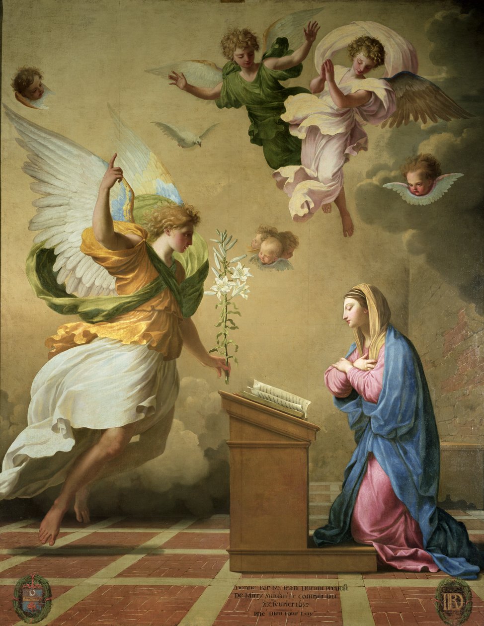 Bebudelsen, før 1652 af Eustache Le Sueur
