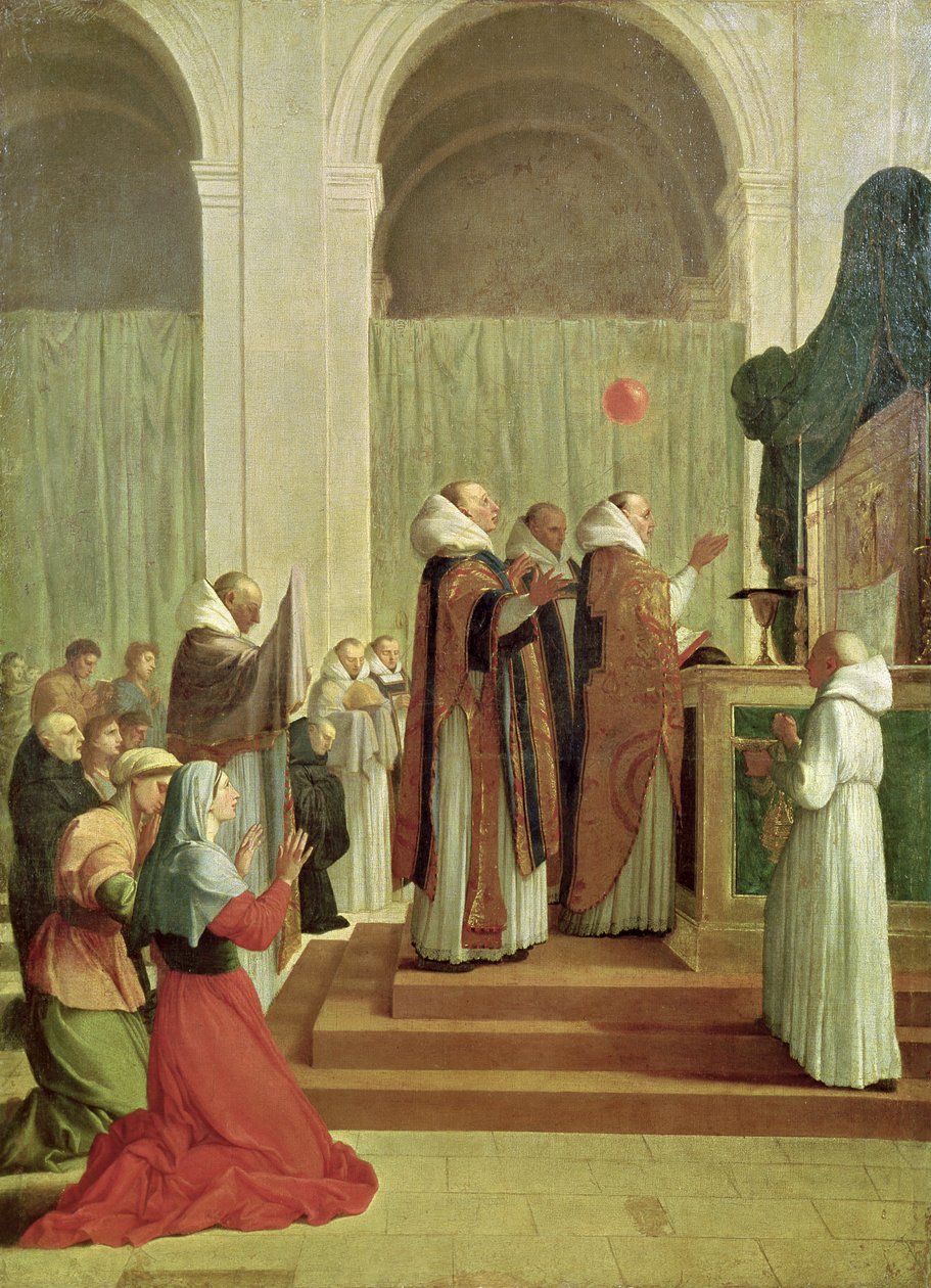Sankt Martins messe af Tours, 1654 af Eustache Le Sueur