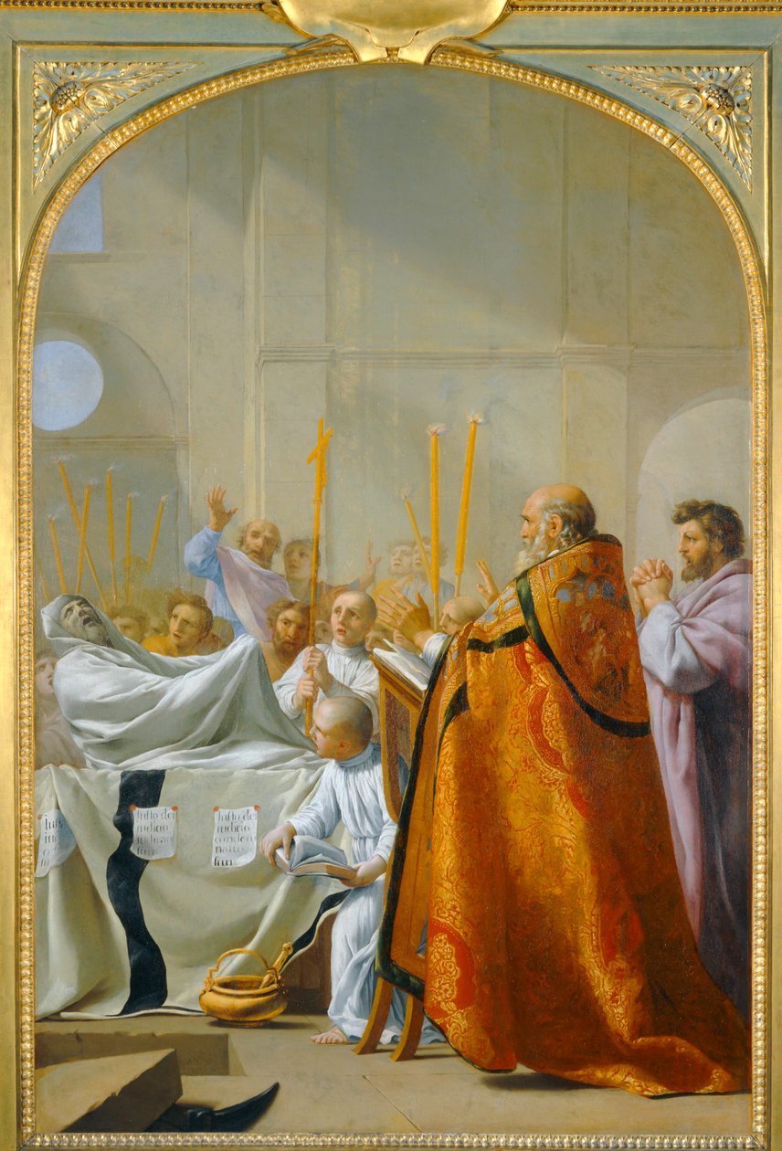 Raymond Diocrès svarer efter sin død - Raymond Diocrès svarer efter sin død ... af Eustache (studio of) Le Sueur