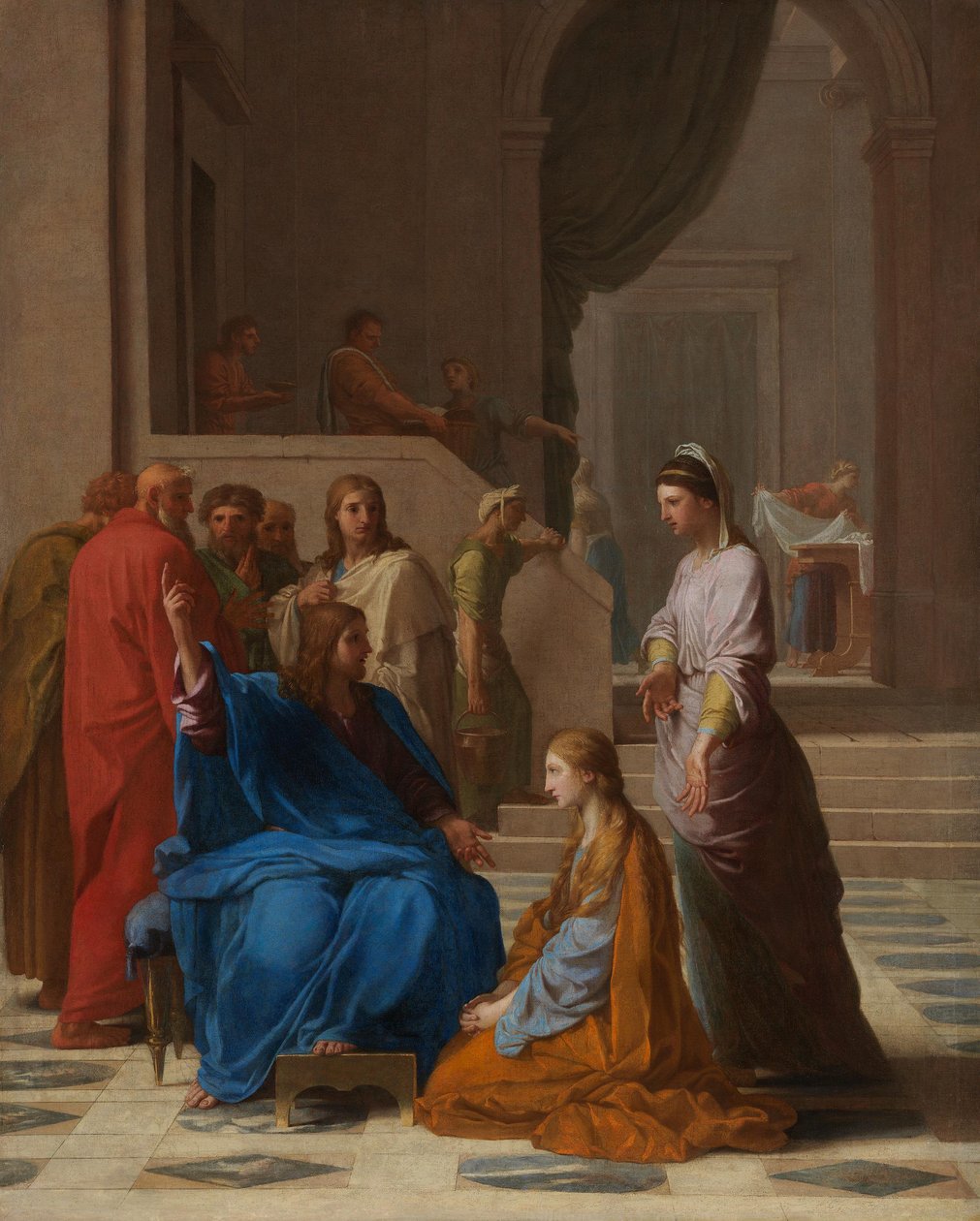 Kristus i Marthas hus af Eustache Le Sueur