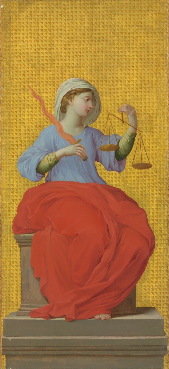 Fransk:  La Justice Justice af Eustache Le Sueur