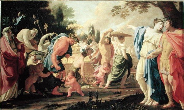 Poliphilus ved Bacchus