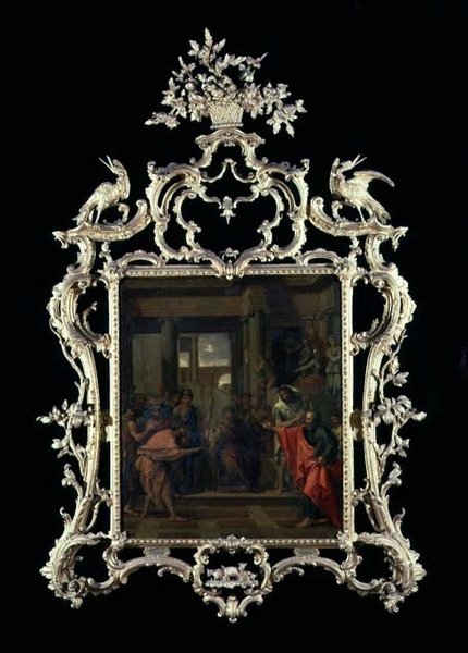 To filosoffer skændes foran en kejser af Eustache Le Sueur