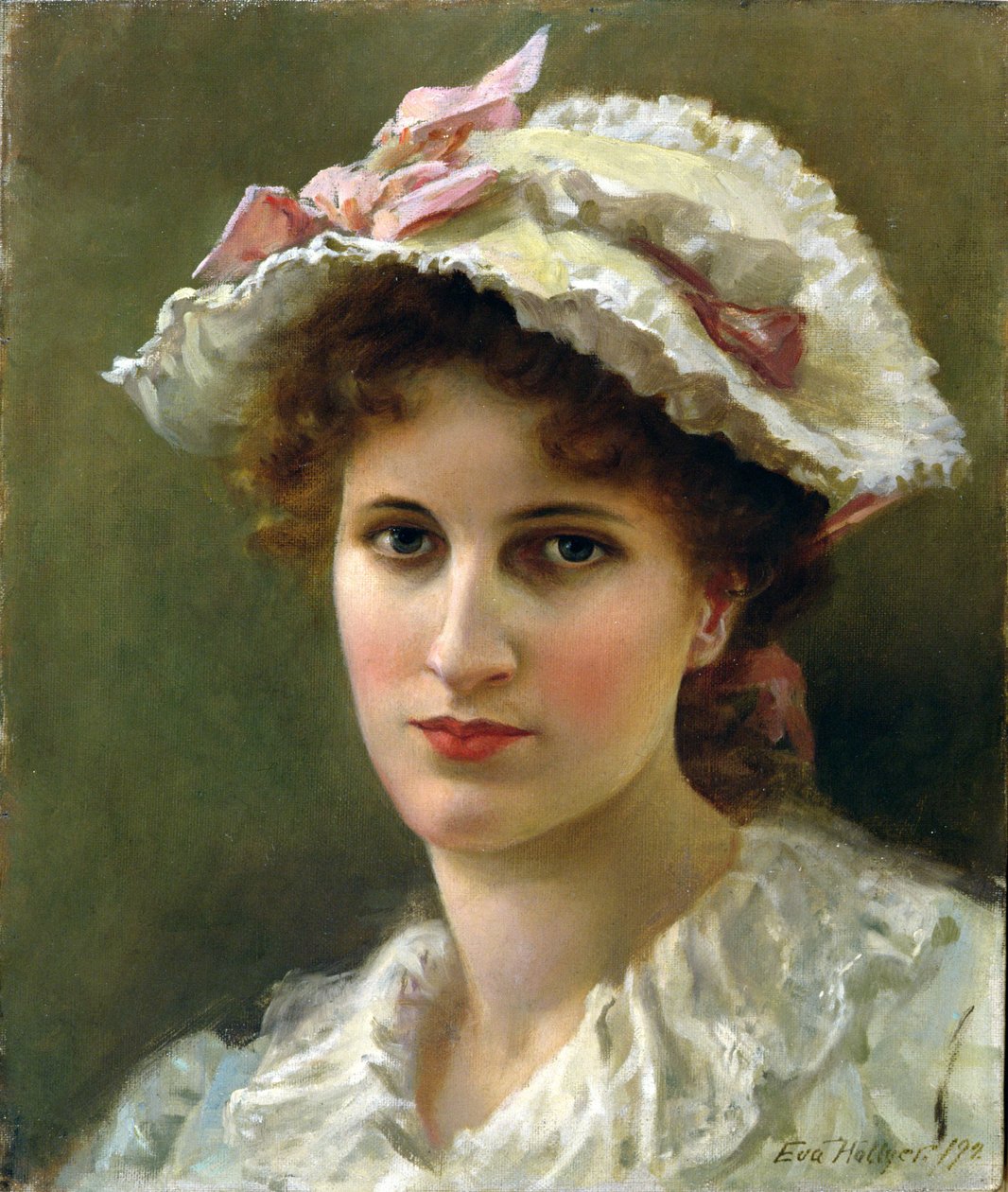 En engelsk rose, 1892 af Eva Hollyer