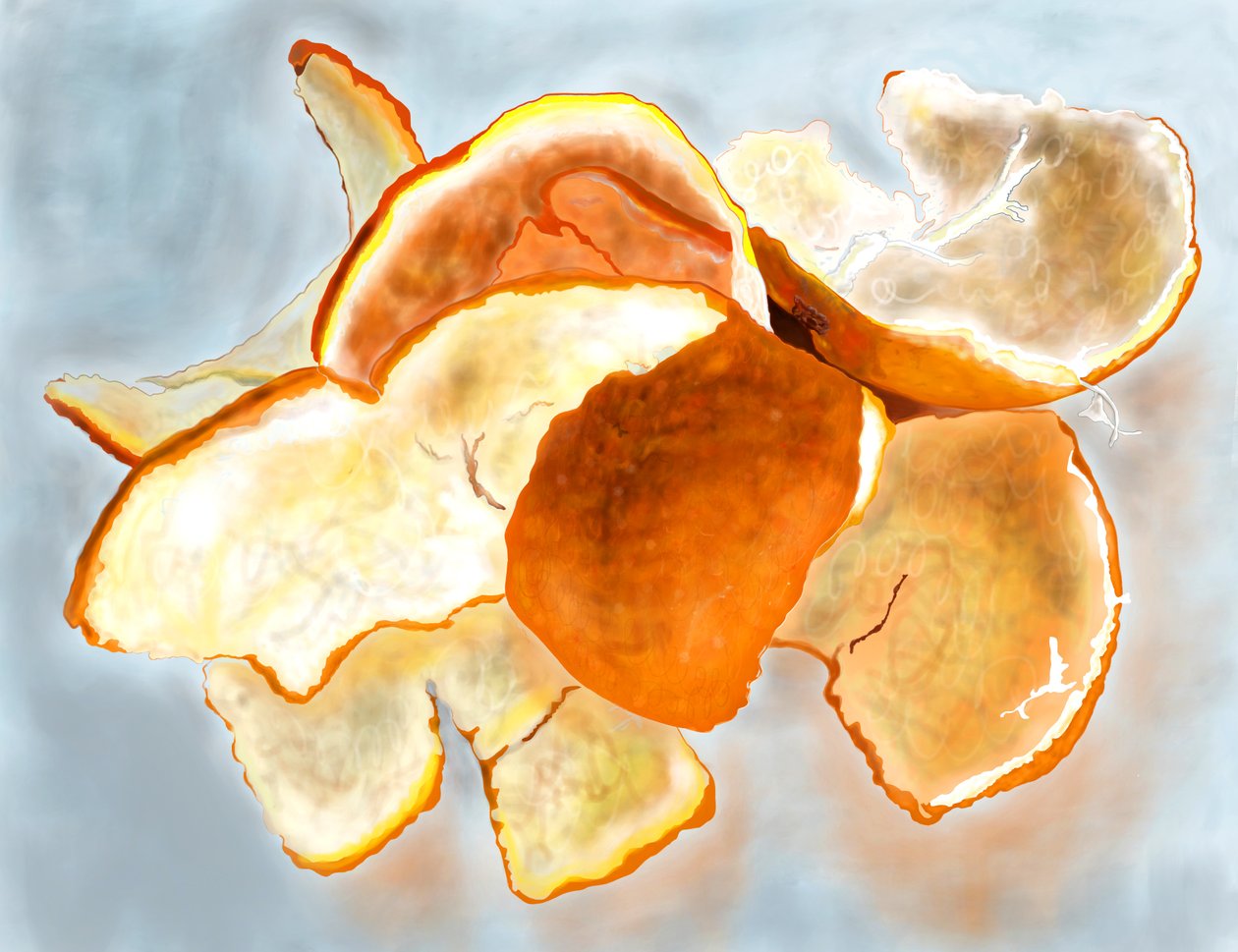 Klementin-peeling af Evan Sklar