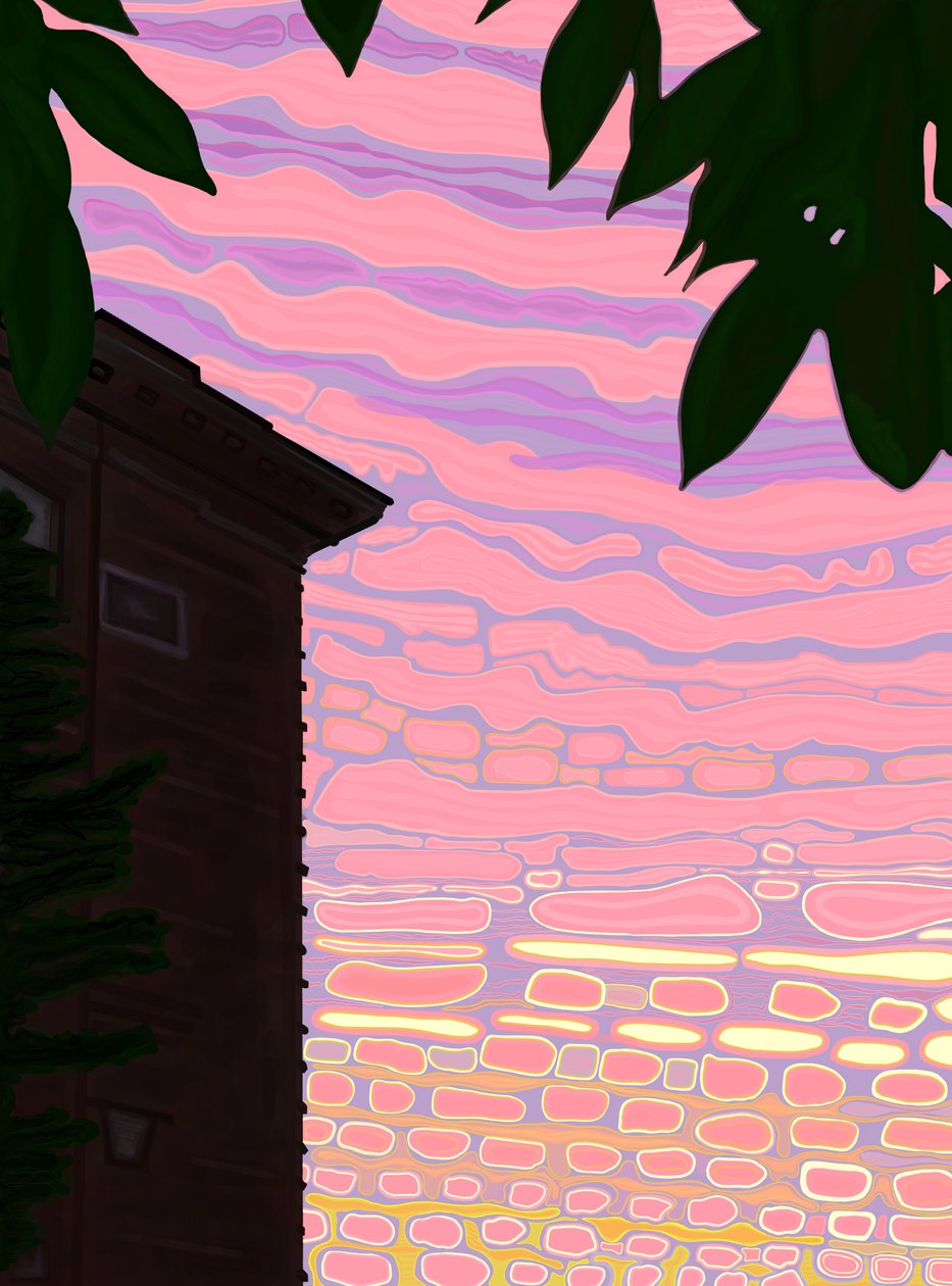 September, 6 AM, 7 street (digital kunst) af Evan Sklar