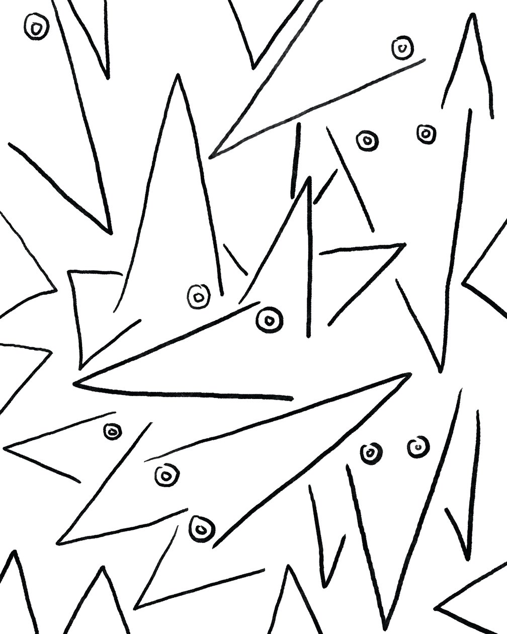Too Many Dogs, ca. 2020-24 (digital kunst) af Evan Sklar