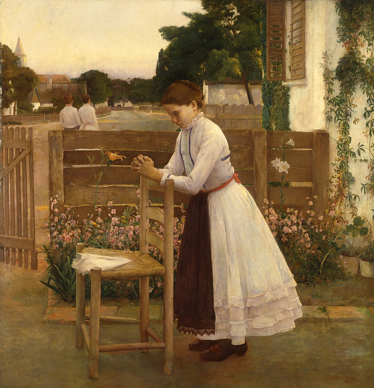 Andagt, 1891 af Evany Grunwald Bela