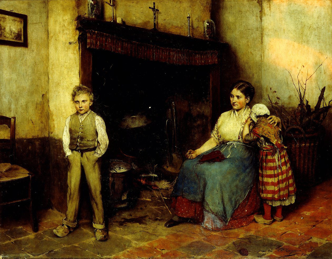 Problembrygning, 1883 af Evariste Carpentier