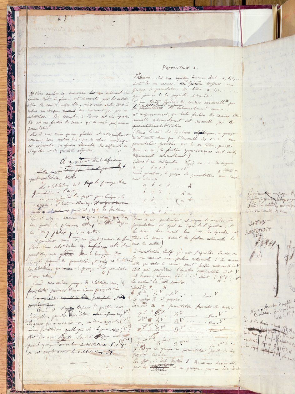 Ms 2108 Proposition I, fra 