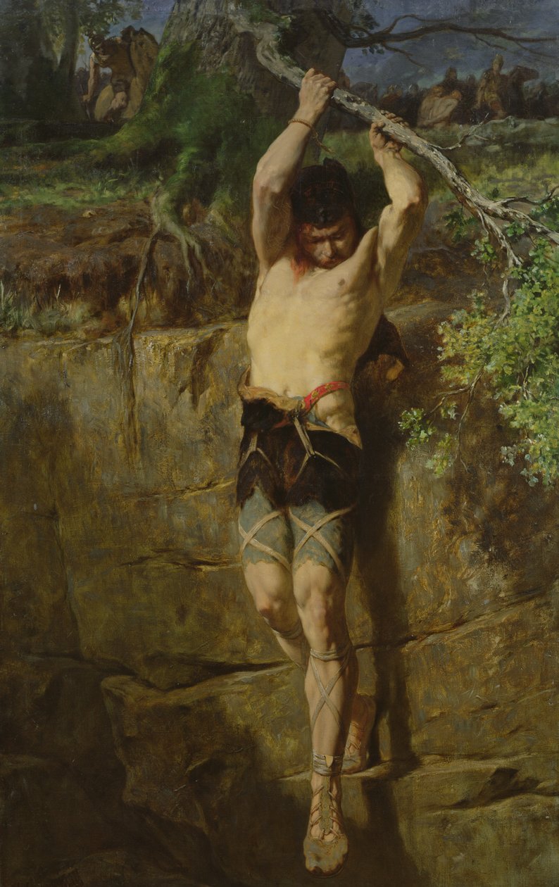 En gallisk fange flugt af Evariste Vital Luminais