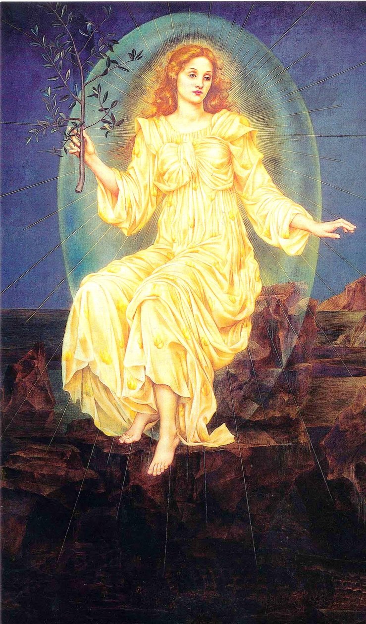 Lux i Tenebris af Evelyn De Morgan