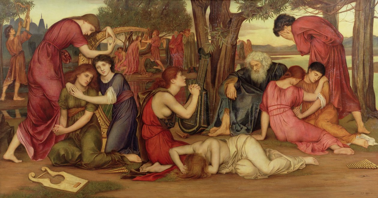 Ved Babylons vande, 1882-83 af Evelyn De Morgan