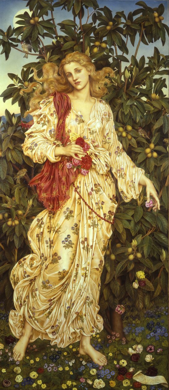 Flora, 1894 af Evelyn De Morgan
