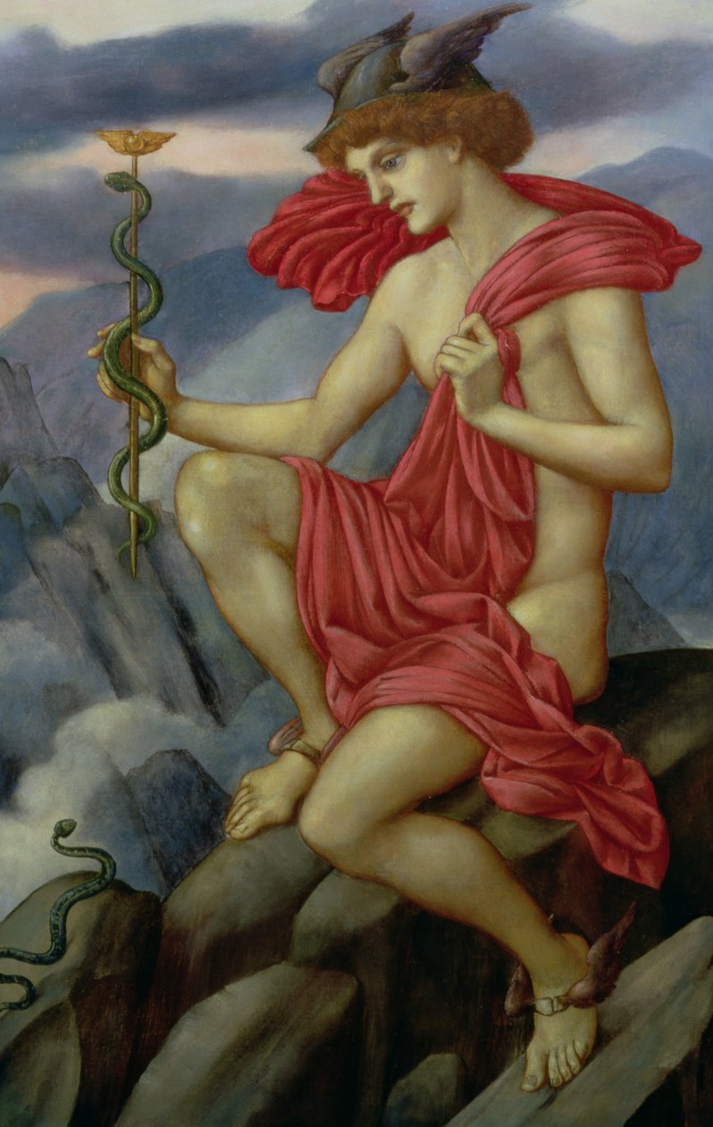 Merkur af Evelyn De Morgan