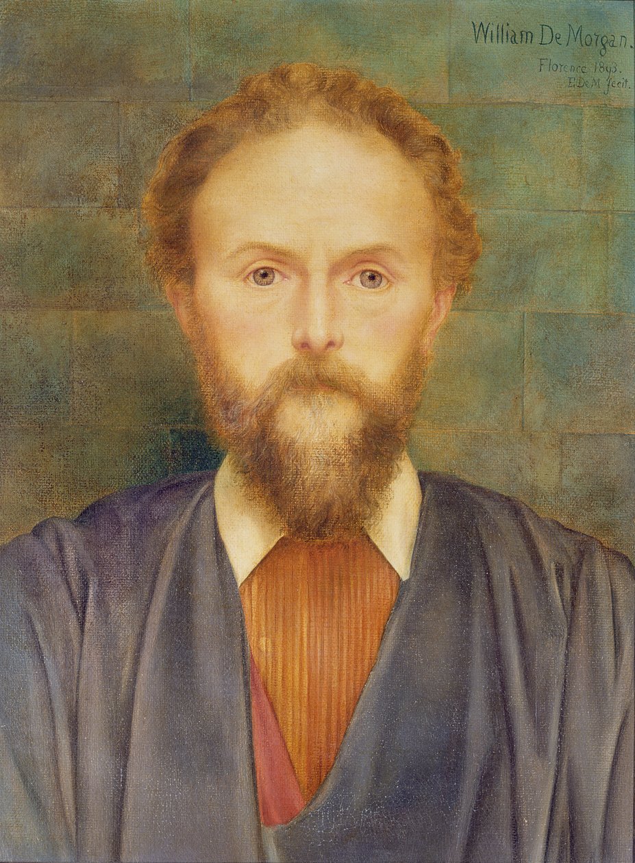 Portræt af William de Morgan, 1893 af Evelyn De Morgan