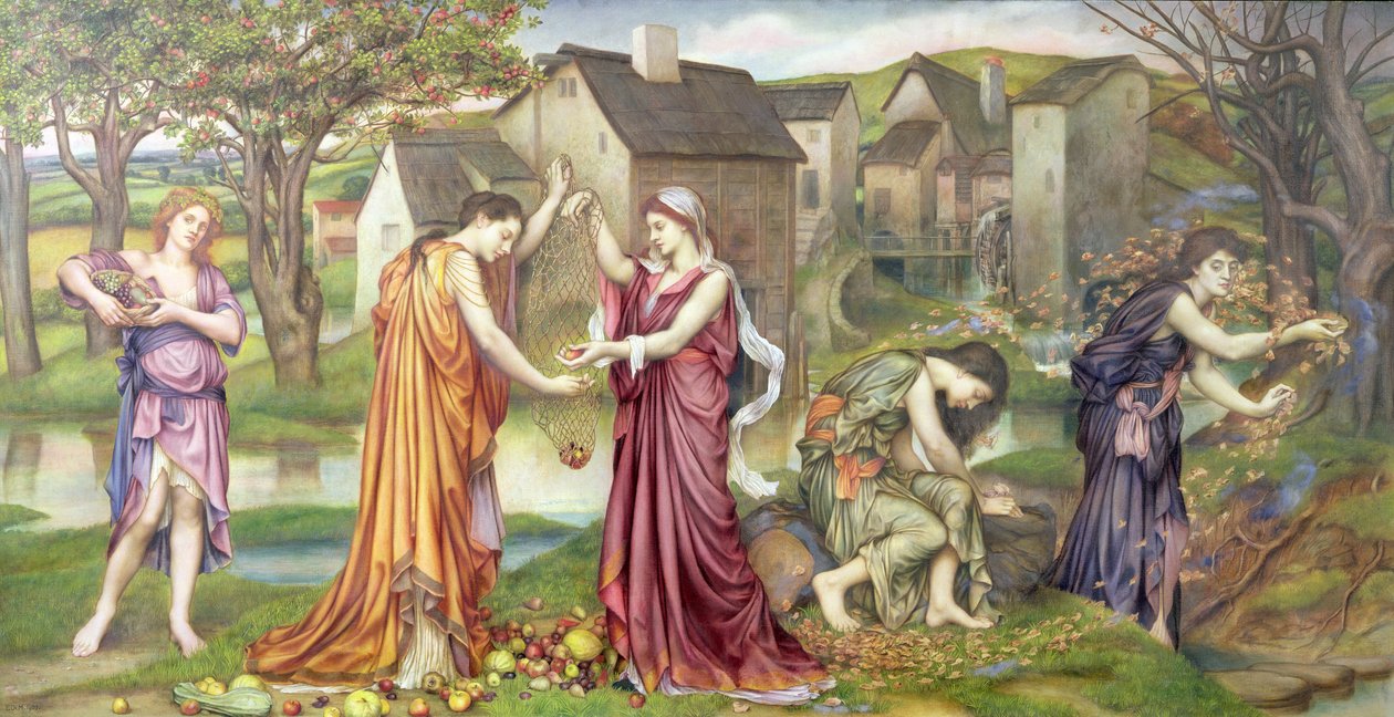 Efterårets kadence, 1905 af Evelyn De Morgan