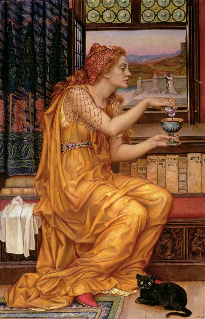 The Love Potion, 1903 af Evelyn De Morgan