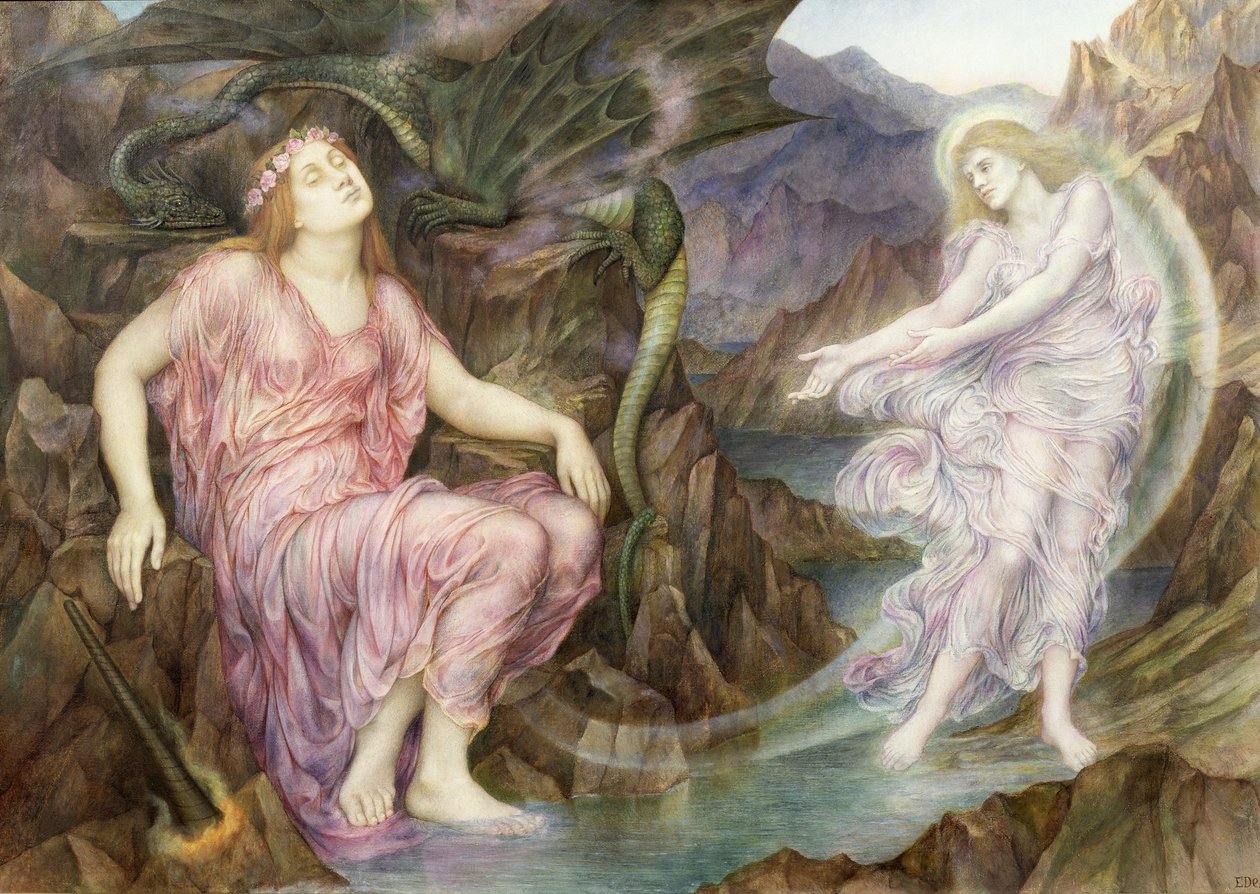 Sjælens bortgang ved døden af Evelyn De Morgan
