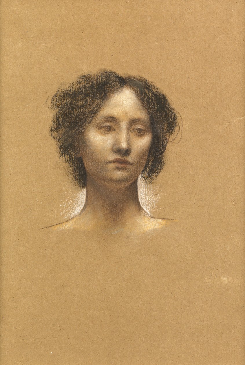 Hovedet af en pige af Evelyn De Morgan