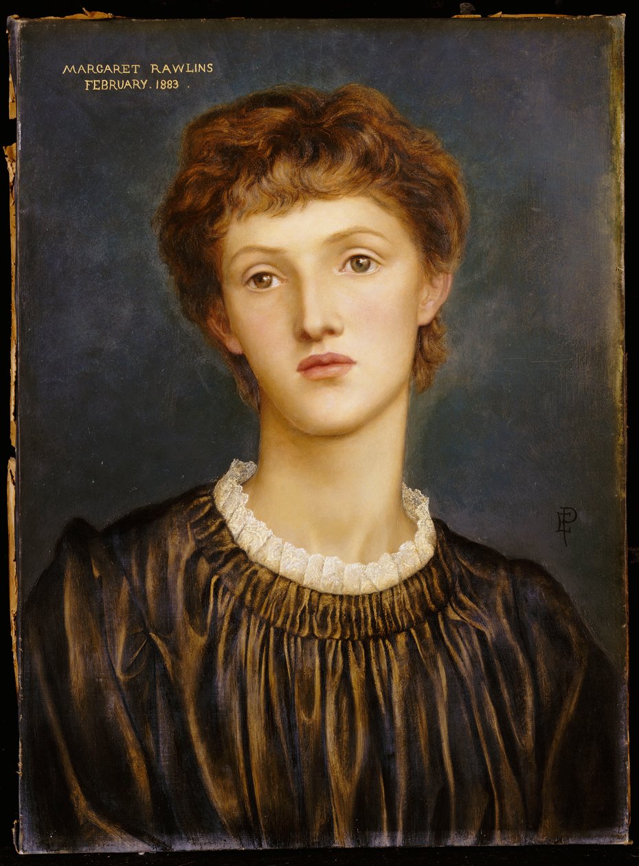 Portræt af Margaret Rawlins, 1883 af Evelyn De Morgan