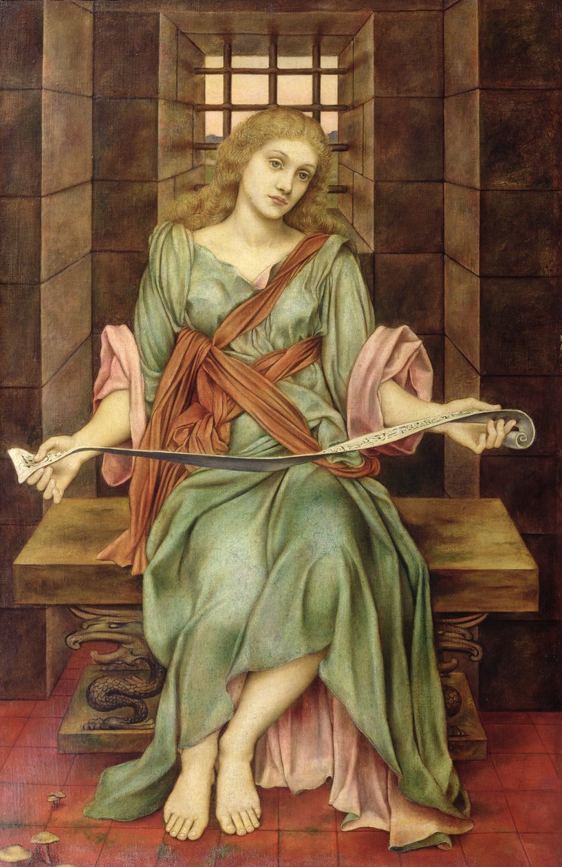 Sjælens fængselshus, 1888 af Evelyn De Morgan