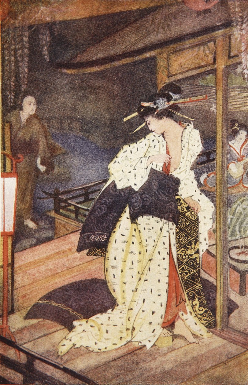 Kiyo og præsten, illustration fra 