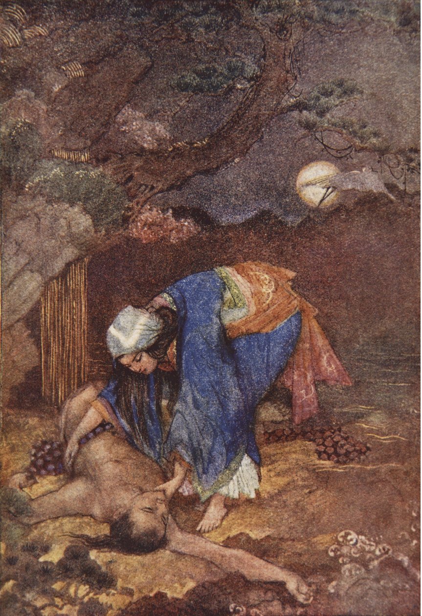 Matsu redder Teoyo, illustration fra 