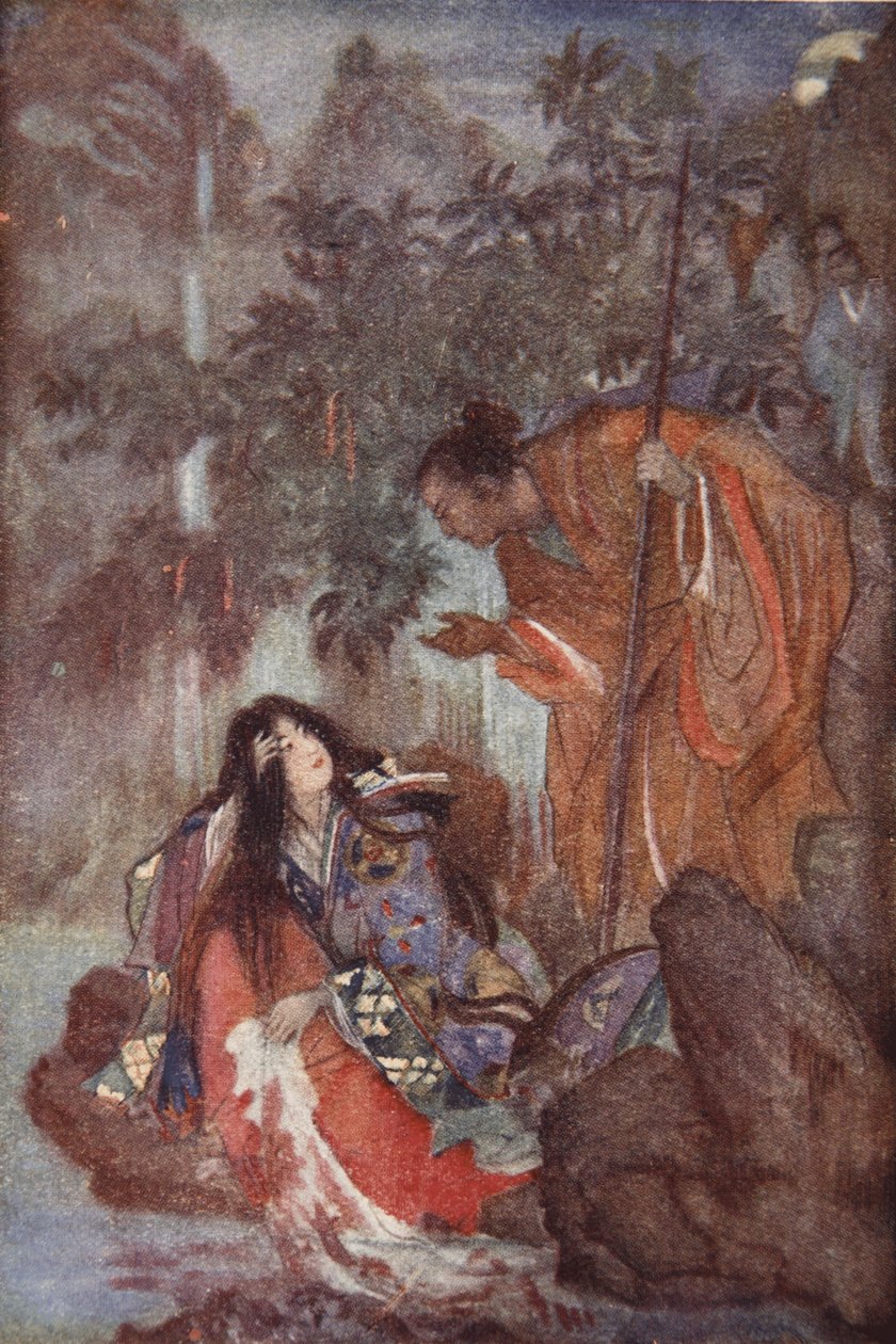 Raiko og den fortryllede jomfru, illustration fra 