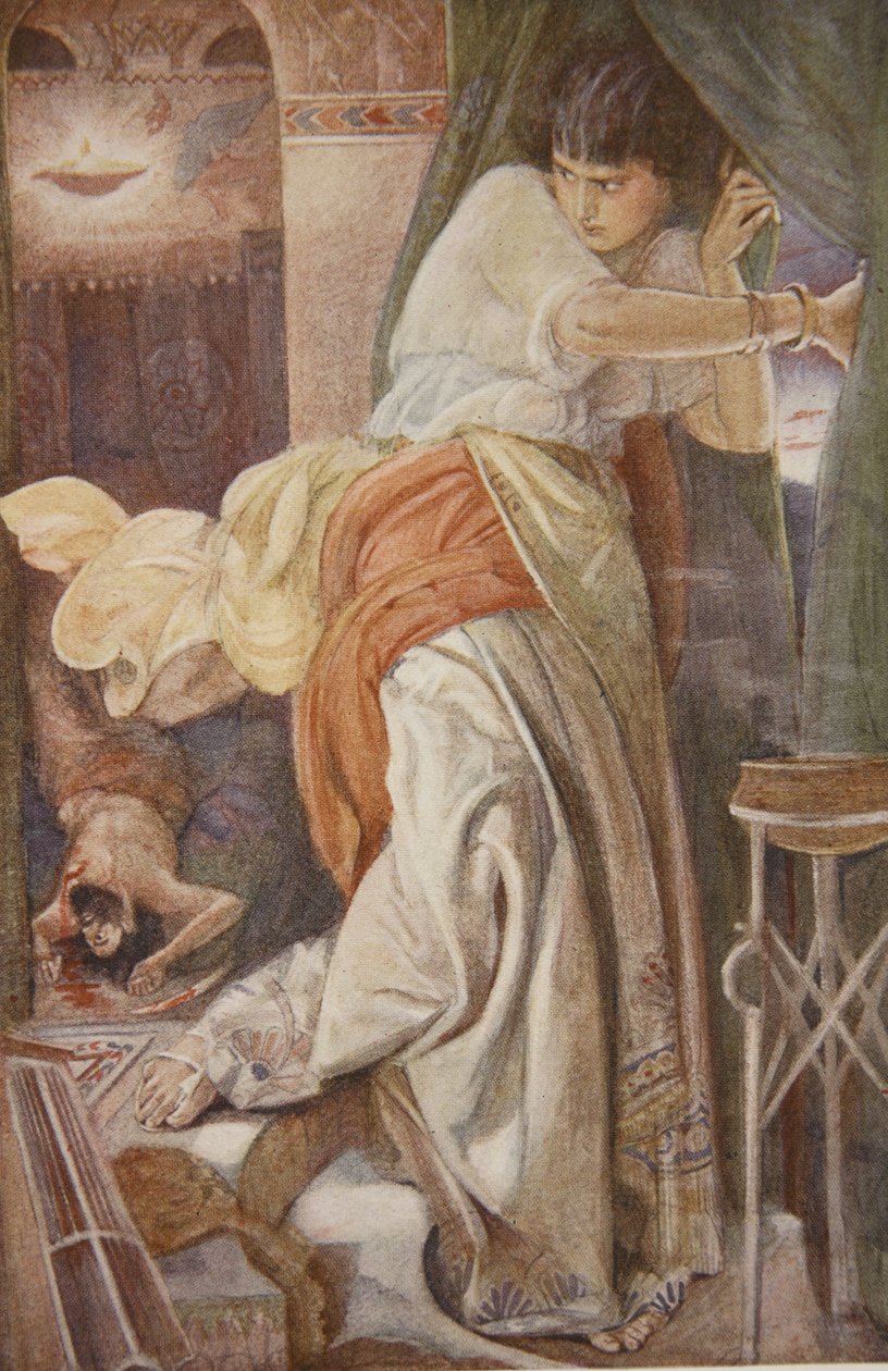 The Murder of Setapo, illustration fra 