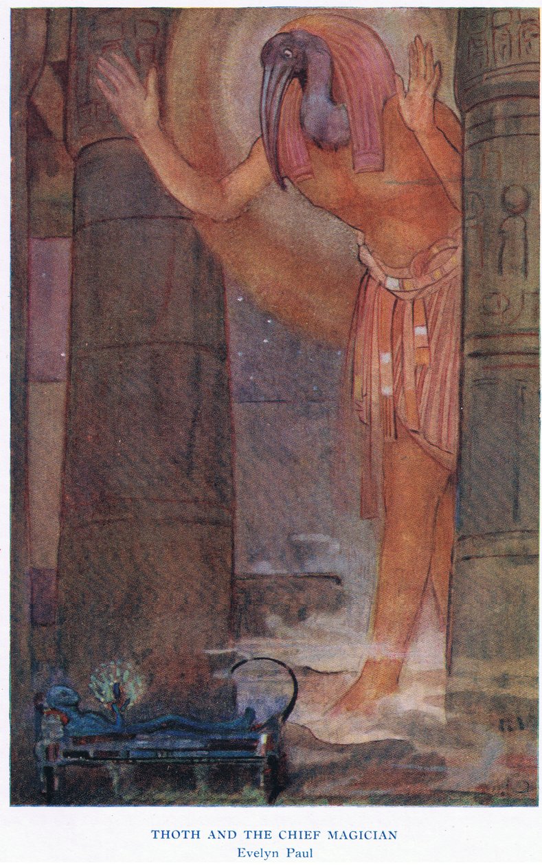 Thoth og overmagikeren, illustration fra 