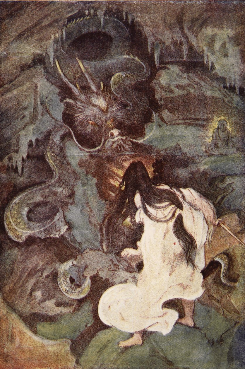 Tokoyo and the Sea Serpent, illustration fra 