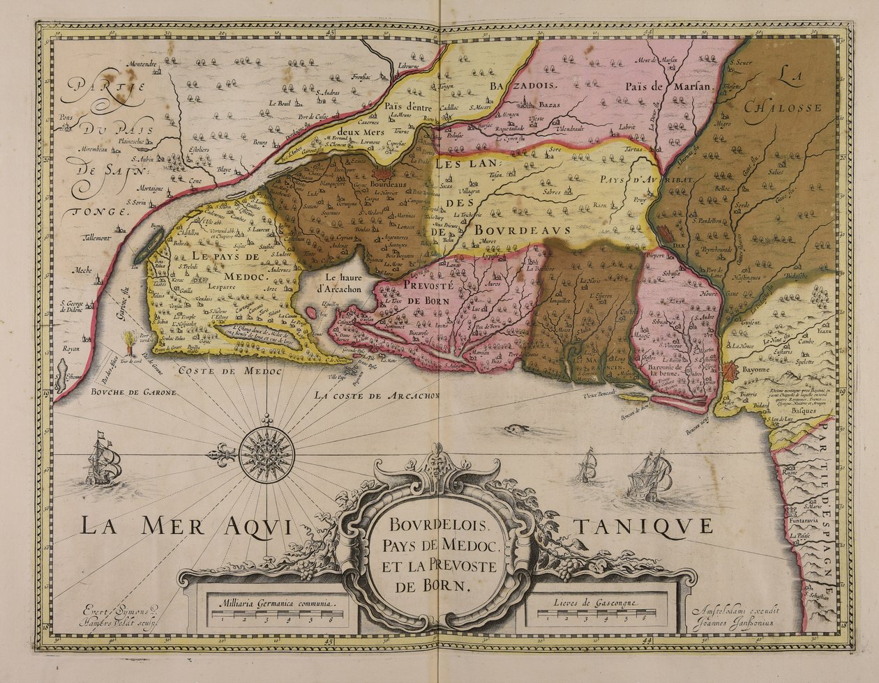 Bourdelois, Medoc og Born-regionen af Everard Symonsz van Hamersveldt