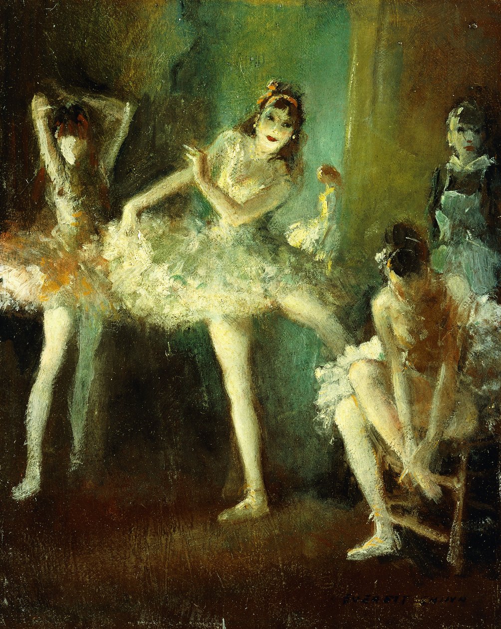 Balletpiger af Everett Shinn