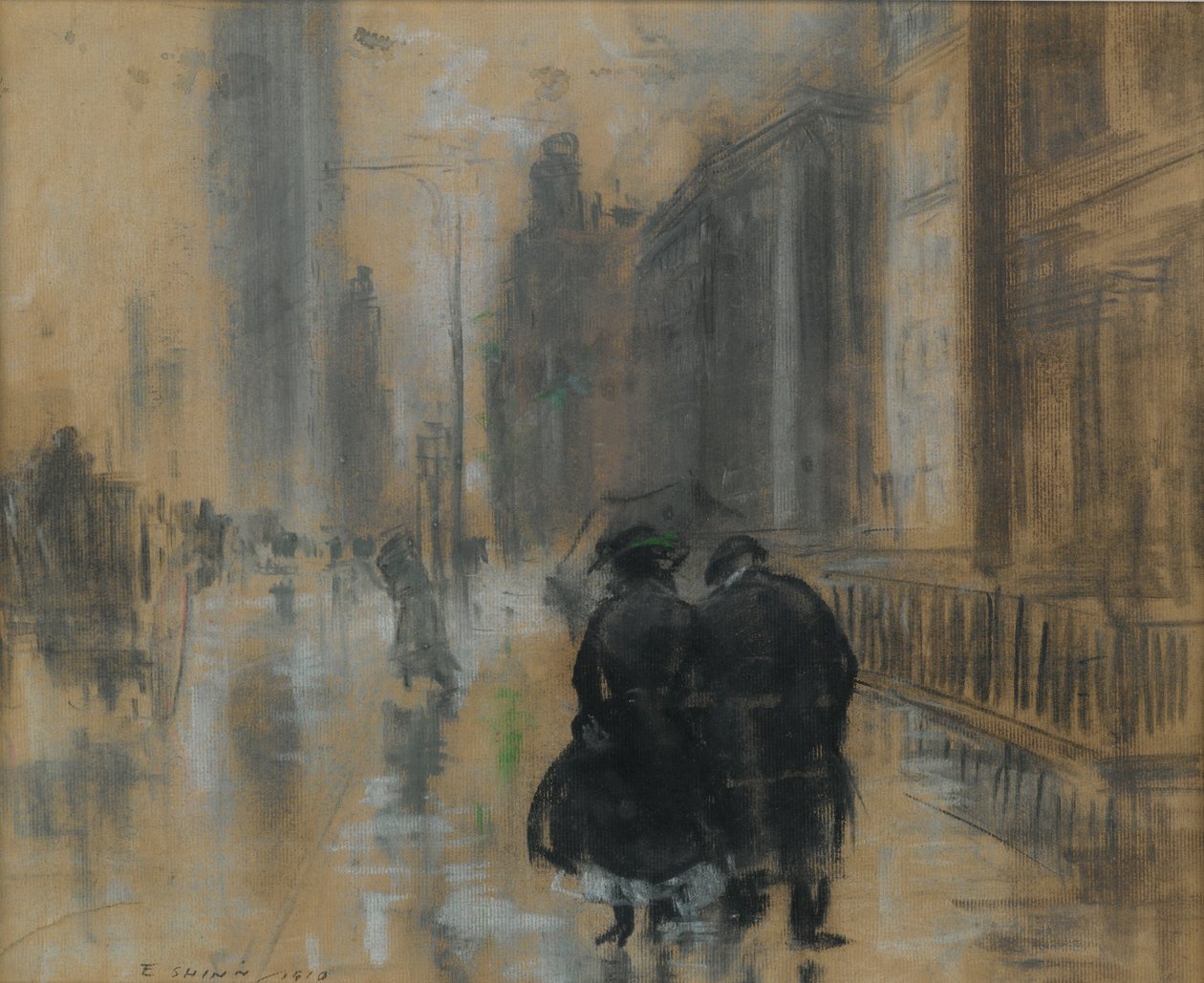 Fifth Avenue af Everett Shinn