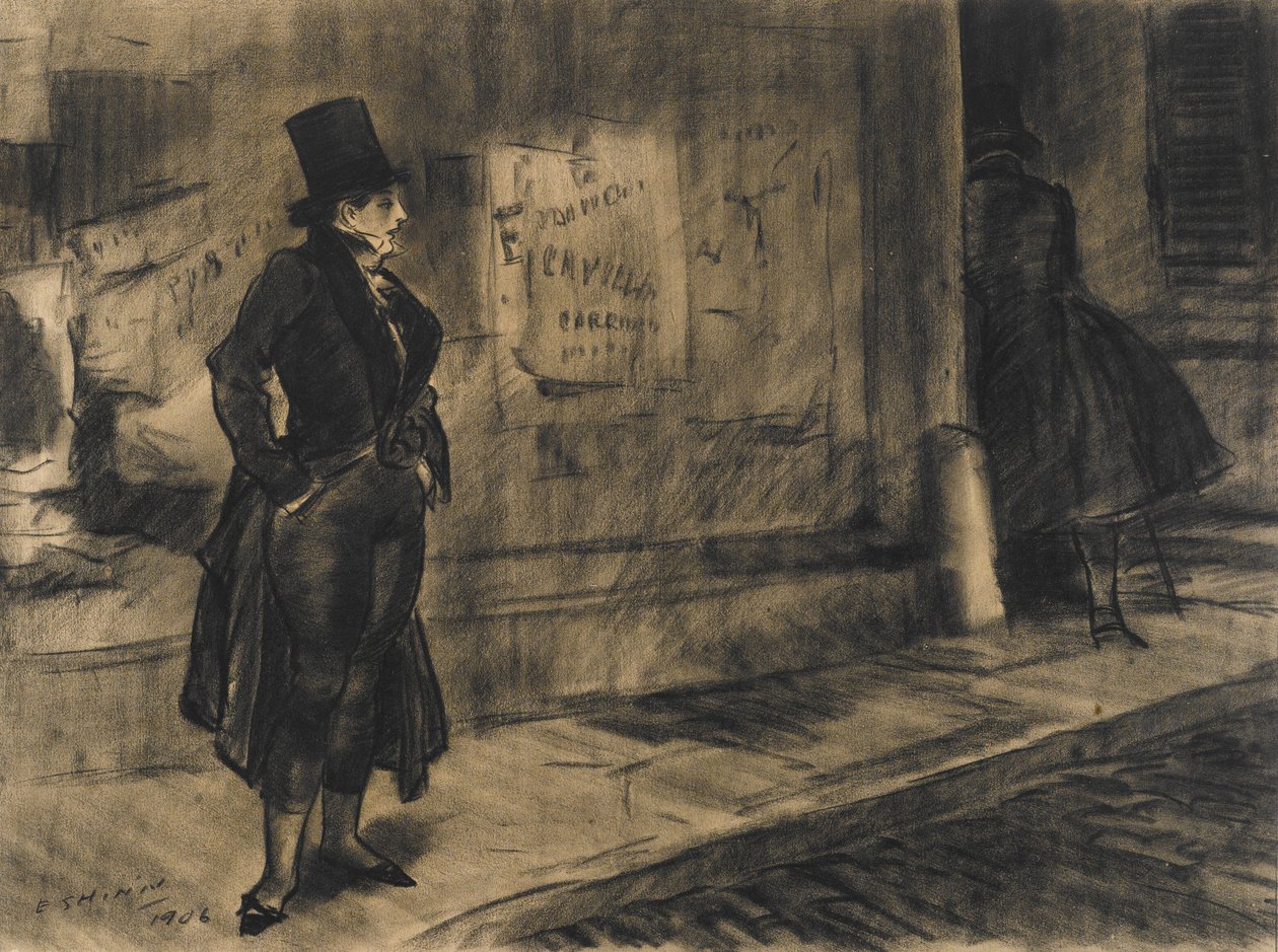 Frederique følger sin mand af Everett Shinn
