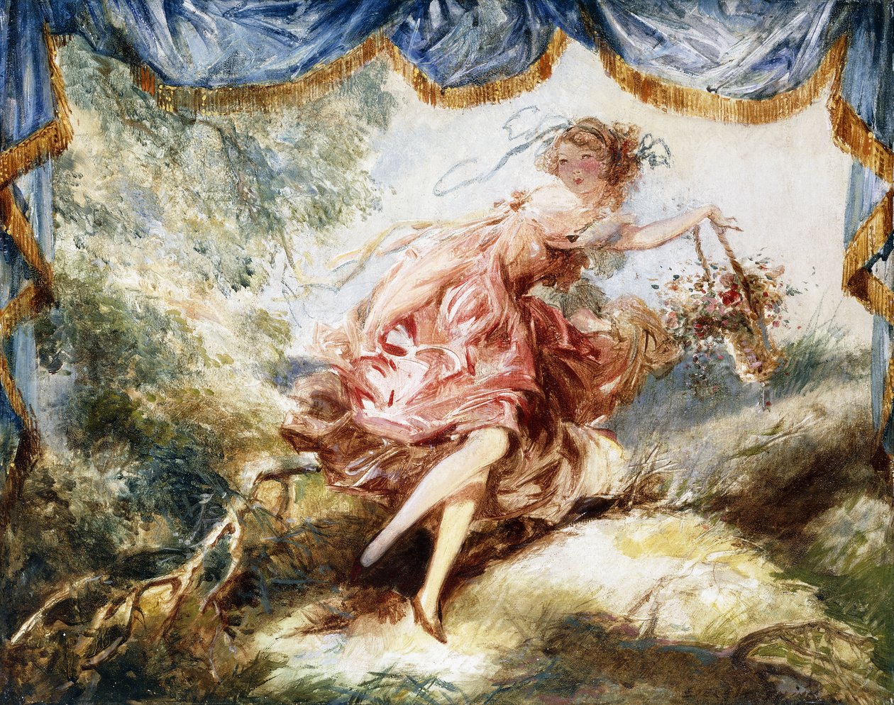 Fransk jomfru af Everett Shinn
