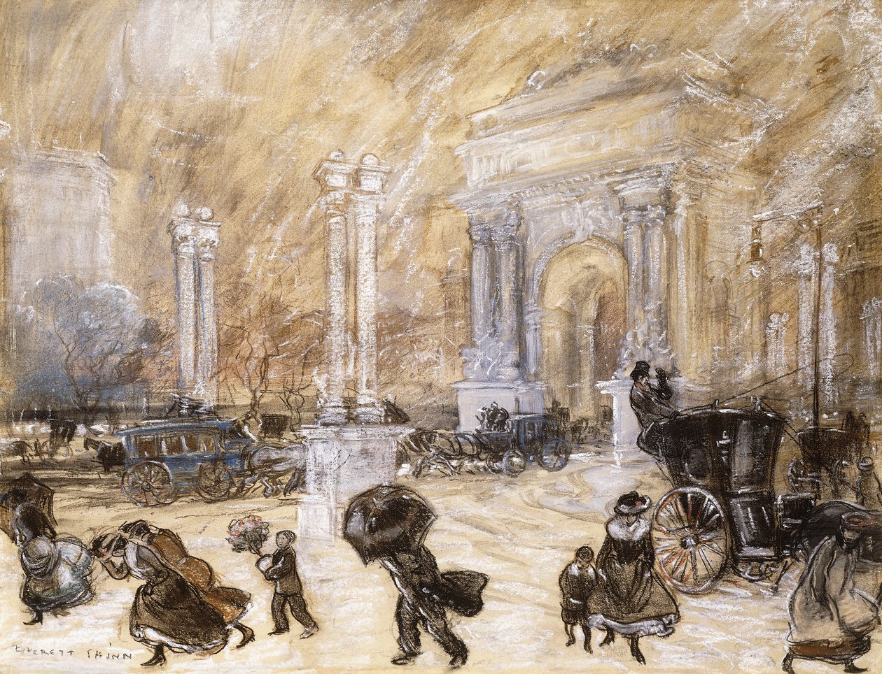Dewey-buen, Madison Square af Everett Shinn