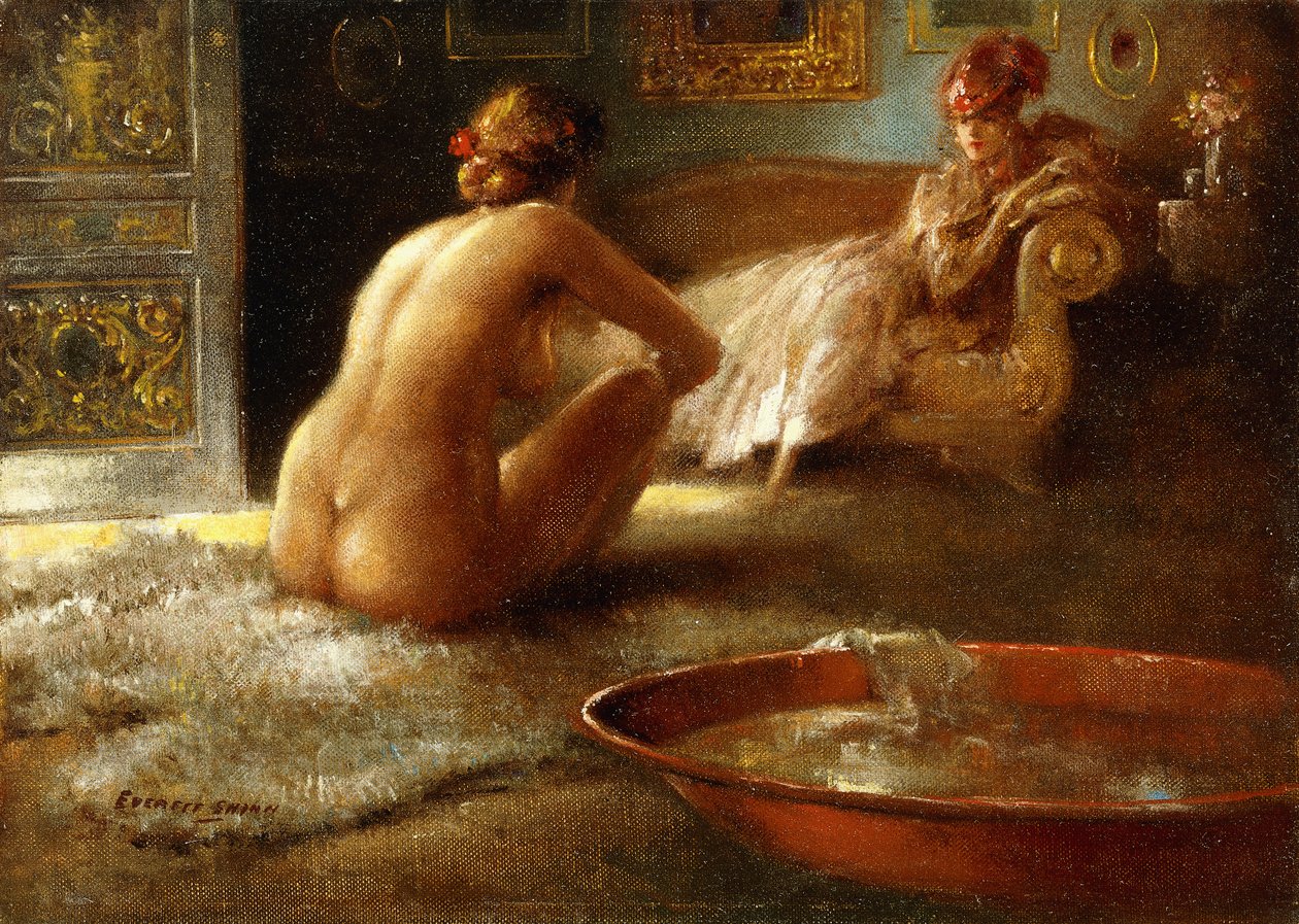 The Voyeur og hendes bader af Everett Shinn